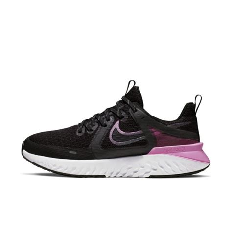 Nike Womens Wmns Legend React 2 Black Marathon Running Shoessneakers