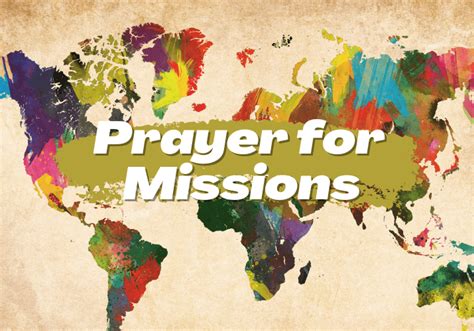 Prayer For Missions Redeeming Grace Church