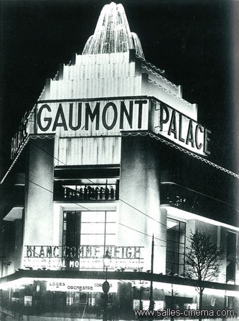 La fédération nationale des cinémas français et bnp paribas présentent. Histoire du célèbre cinéma Gaumont-Palace