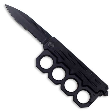 Knuckle Folding Knife Brass Knuckle Knife Fist Loading Weapons