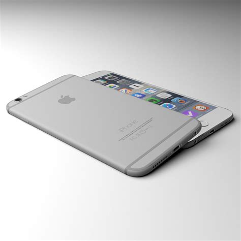 Apple Iphone 6 Grey 3d Model Cgtrader