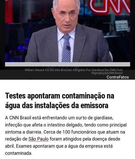 Nelson Carvalheira On Twitter BANHEIROS CONGESTIONADOS Surto De Diarreia Na CNN Brasil Atinge
