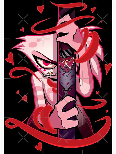 Angel Dust And Valentino Addicted Hazbin Hotel Poster For Sale By