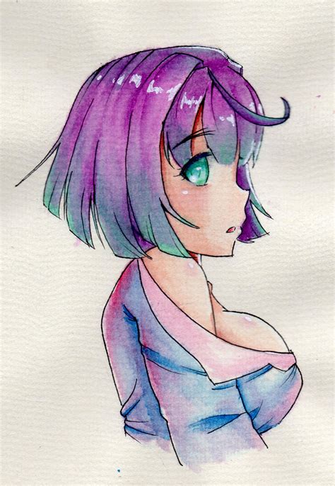 Oc Ohayo Girl Side View By Emaxart On Deviantart