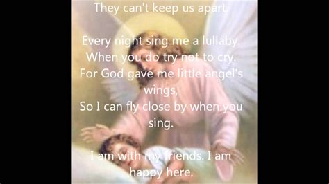 'cause what about, what about angels? Angel's Wings with Lyrics - YouTube