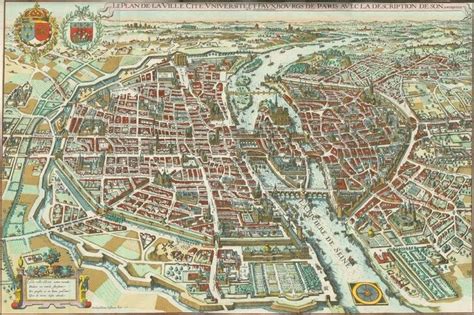 Pouring Over Antique Maps This One Is Of Paris In The 16th Century