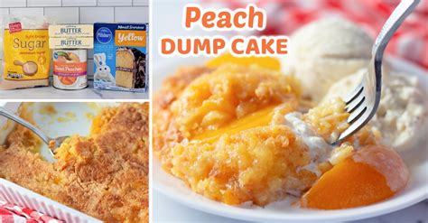 Peach Dump Cake Recipe Kitchen Fun With My 3 Sons