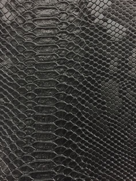 Vinyl Faux Fake Leather Snake Viper Embossed Fabric Sold Yard Free Ship