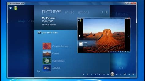 How To Create Slideshow With Music Windows 7 Media Center Youtube