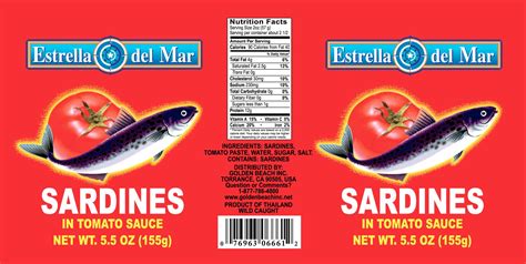 Sardines In Tomato Sauce Sardines Nutrition Facts Tomato Sauce