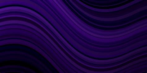 Dark Purple Vector Pattern With Curved Lines 1850515 Vector Art At