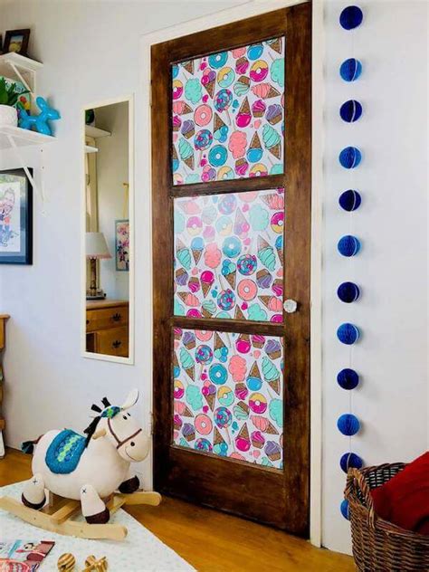 Is the first thing you see in your bedroom a set of plain closet doors? Bring Kid-elicious style to an Interior Door with ...