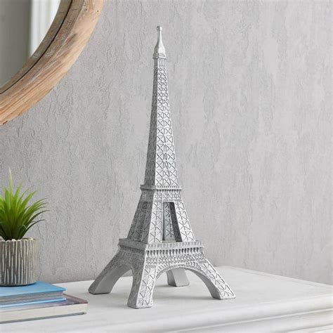 Silver Eiffel Tower Statue 11086 The Home Depot