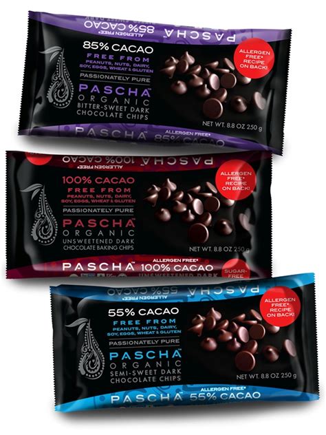 Angelic bakehouse is free of milk, eggs, fish, tree nuts, peanuts, soy, & sesame. Pascha Organic Chocolate Chips (Review)