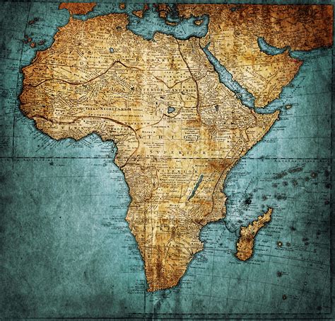 Antique Maps Africa Ancient Maps Africa Map Old Map