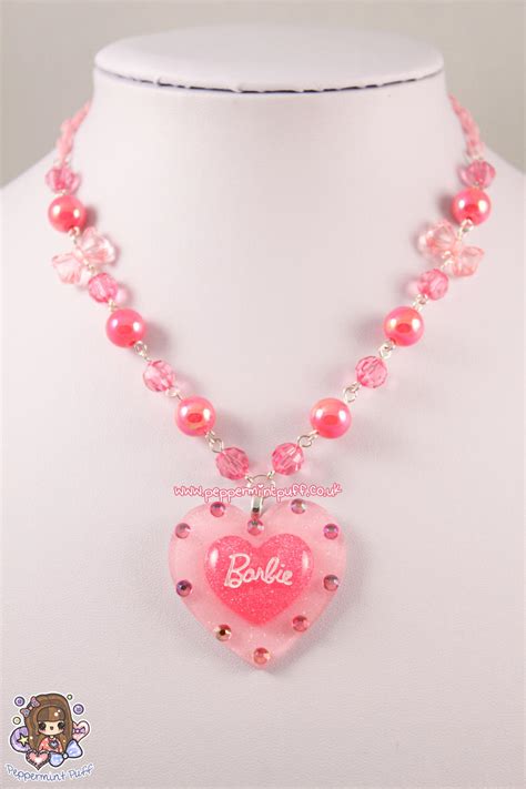 Dream Barbie Necklace Pink By Peppermintpuff On Deviantart