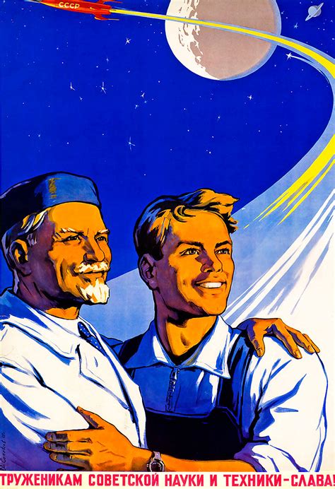 How Did Posters Make People Proud Of Soviet Success In Space Exploration Pics Russia Beyond