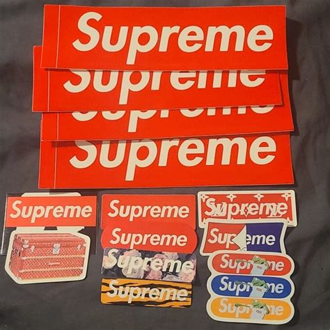Supreme Other Authentic Supreme Sticker Bundle Poshmark