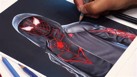 Como Desenhar Homem Aranha Miles Morales How To Draw Spider Man Miles