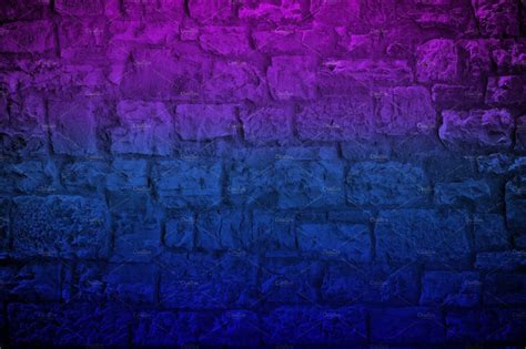 Purple neon ringtones and wallpapers. Neon Brick Design On Purple Wallpapers - Wallpaper Cave