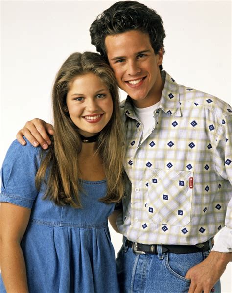 Candace Cameron Bure Kisses Fuller House Co Star Scott Weinger In Cute Photo