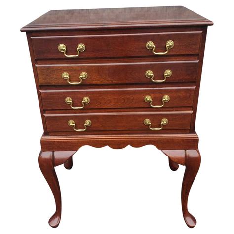 Vintage Chippendale Mahogany 4 Drawer Silver Chest Circa 1970s At 1stdibs