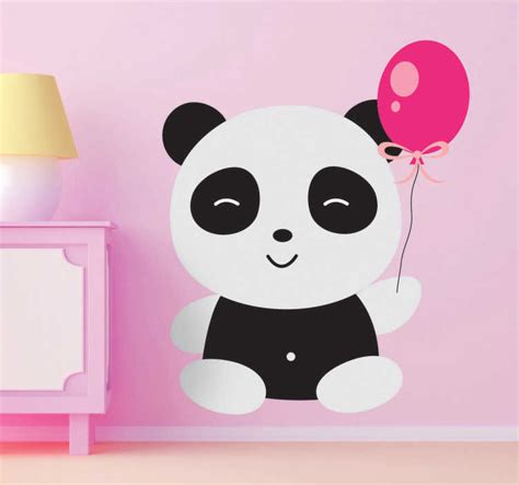 Cute Panda Wall Sticker Tenstickers