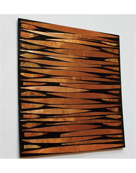 Abstract Copper Wall Sculpture Vi Home Of Copper Art