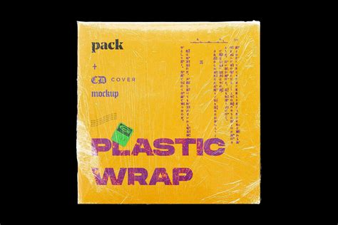 Plastic Wraps Cd Cover Mockup By Design Syndrome Presentation Cd