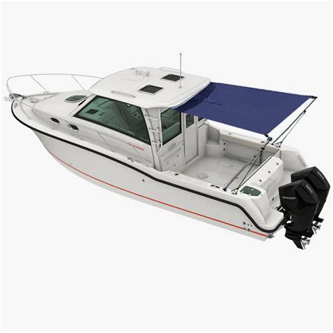 Oceansouth Heavy Duty Boat Airflow Stern Shade Kit Sun Shade 32m X