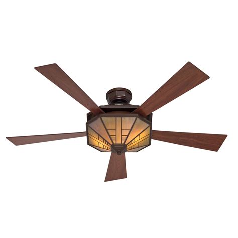 Hampton Bay Mission Style Ceiling Fans | Shelly Lighting