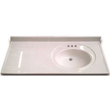 Cultured marble and granitex products are cast in molds, allowed to cure, then complete home concepts, cultured marble and granitex products are perfect for bathroom counter tops, standard or custom. BATHROOM VANITY TOP WITH RIGHT RECESSED BOWL, CULTURED ...