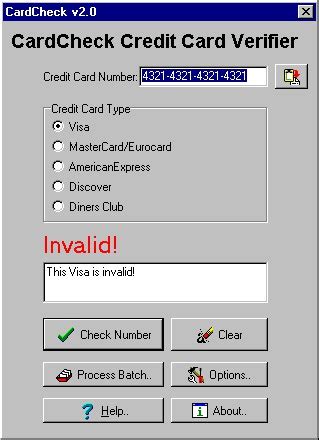 The credit card generator tool developed by vccgenerator can quickly generate valid credit card numbers and complete details by assigning number prefixes. CardCheck 2.2 review and download