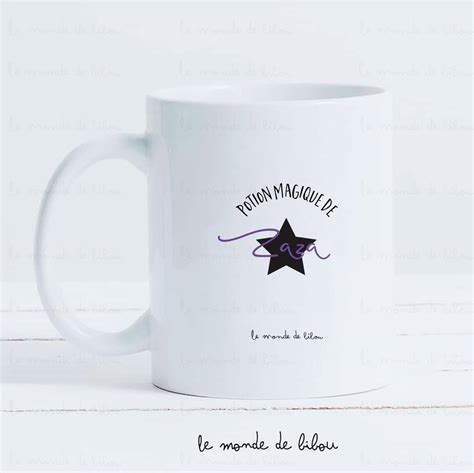 Mug Th Me Super Nounou Le Monde De Bibou Cadeaux Personnalis S