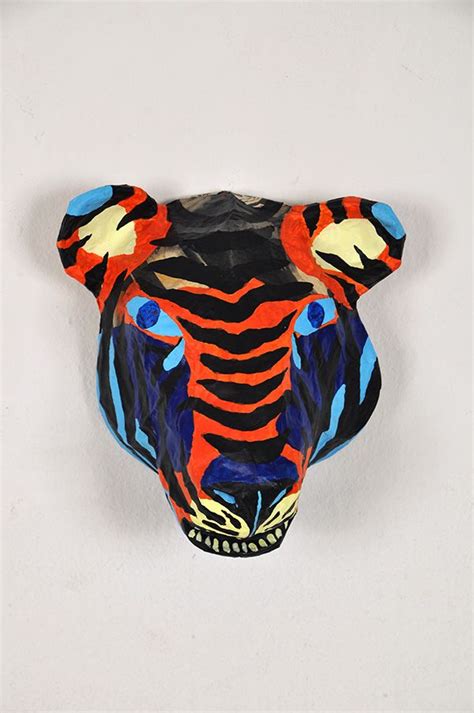 Tiger Mask Marion Jdanoff Tiger Mask Mask Pottery Workshop
