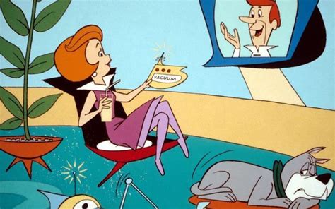An Animated Image Of A Woman Sitting On Top Of A Bed With Cats And Dogs
