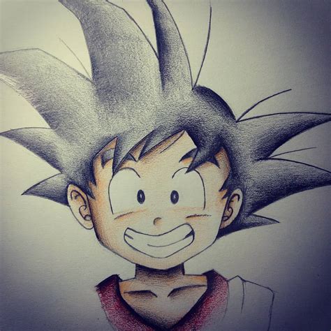 Imagen Relacionada Goku A Lapiz Goku Dibujo A Lapiz Dibujo De Goku