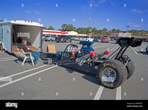 Competition Eliminator Dragster Car And Its Trailer For Sale In A