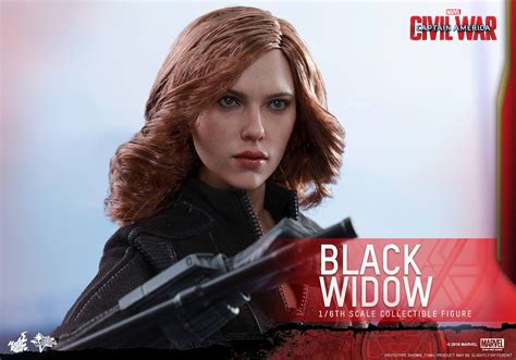 Captain America Civil War Black Widow Figure By Hot Toys The