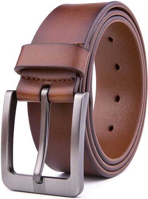 Mens Genuine Leather Belts Handmade 40mm And 35mm Width Strap Design