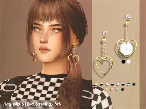 Sims 4 Earrings Cc Mods — Snootysims 2022