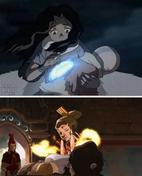 Healing The Avatar Waterbender And Firebender Style Avatar Legend Of
