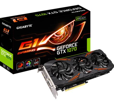 Gigabyte Launches The Geforce Gtx 1070 G1gaming Video Card