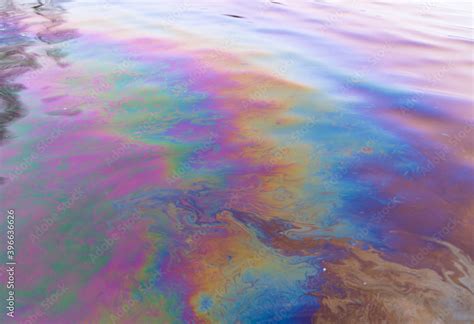 Oil Petrol Water Pollution Ecological Disaster Slick Industry Oil