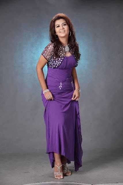 Actress Khine Hnin Wai In Strapless Purple Long Dress