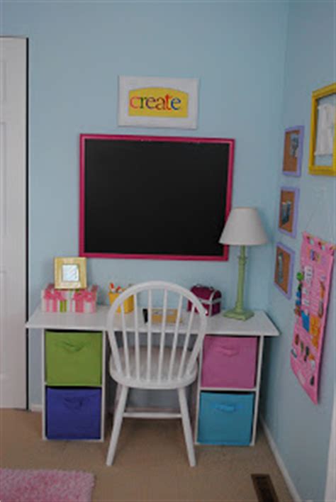 Armocity small computer desk industrial writing desk table with iron hook laptop desk student desk for kids bedroom home office, sturdy desk with trapezoidal structure, easy assemble, rustic brown {Inspiration} Desks in kids bedrooms | The Organised Housewife