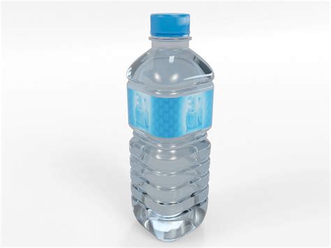 3d Model Water Drink Plastic Bottle 250ml Vr Ar Low Poly Cgtrader