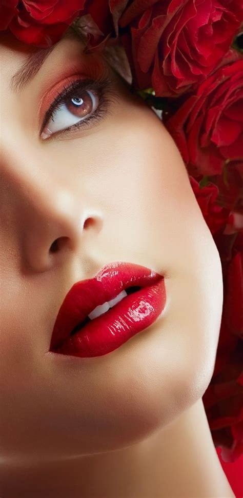 Beauty Red Lips Beautiful Lips Glamour Beauty