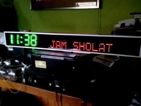 Sholat menurut bahasa berarti doa. JAM WAKTU SHOLAT - YouTube