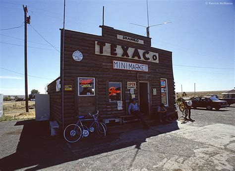 Texaco Gas Station Shaniko Oregon 35mm Slide Film Imag Flickr